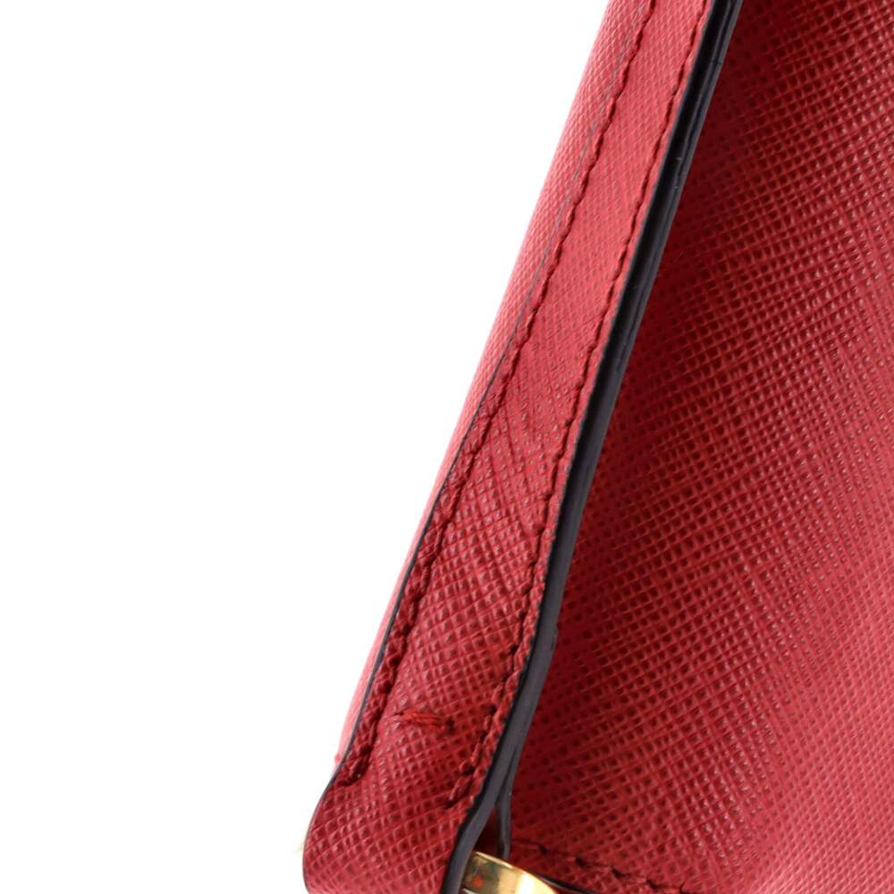 Prada Embleme Flap Bag Saffiano Leather #229555P19B - Picture 7 of 8